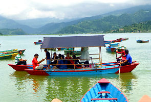 Pokhara Phewa Lake or Fewa Tal